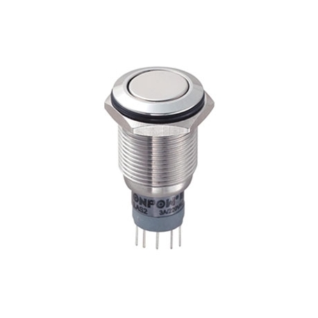 Bouton Poussoir Anti-Vandalisme 18mm